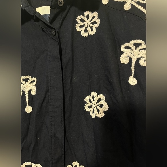 Maeve Short-Sleeve Collared Mini Shirt Dress - Picture 6 of 10